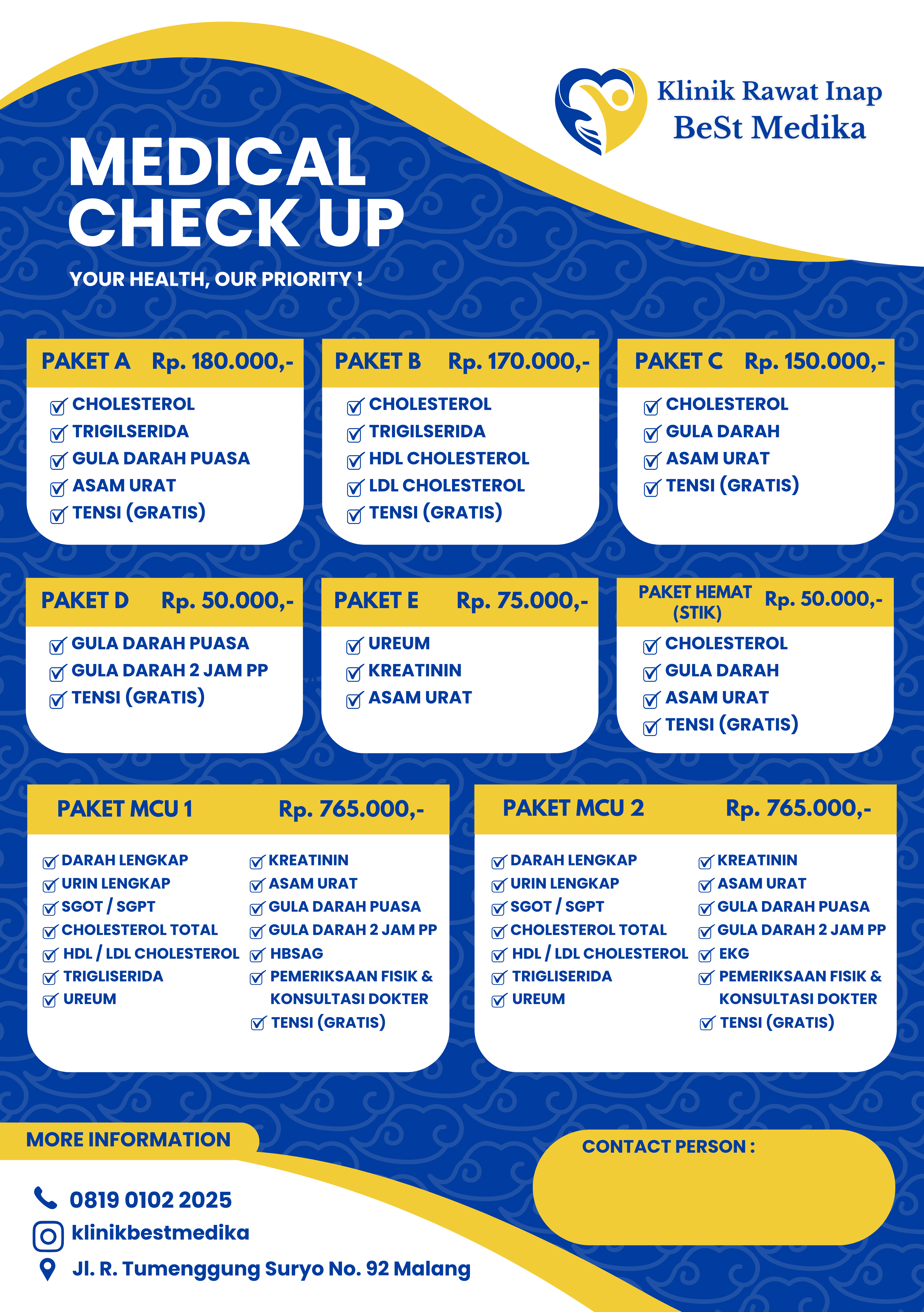 Paket Medical Check Up