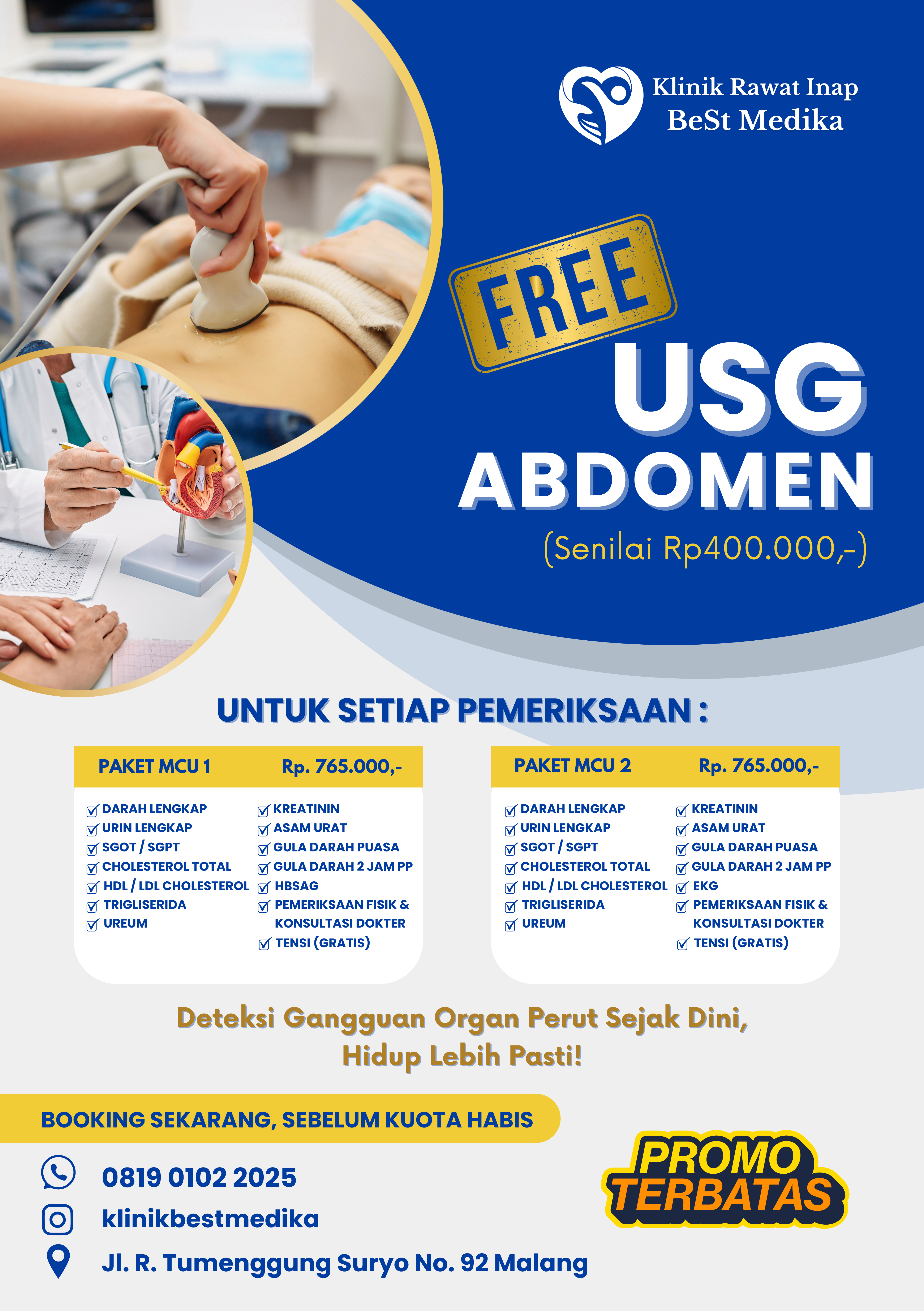 General Check Up Free USG